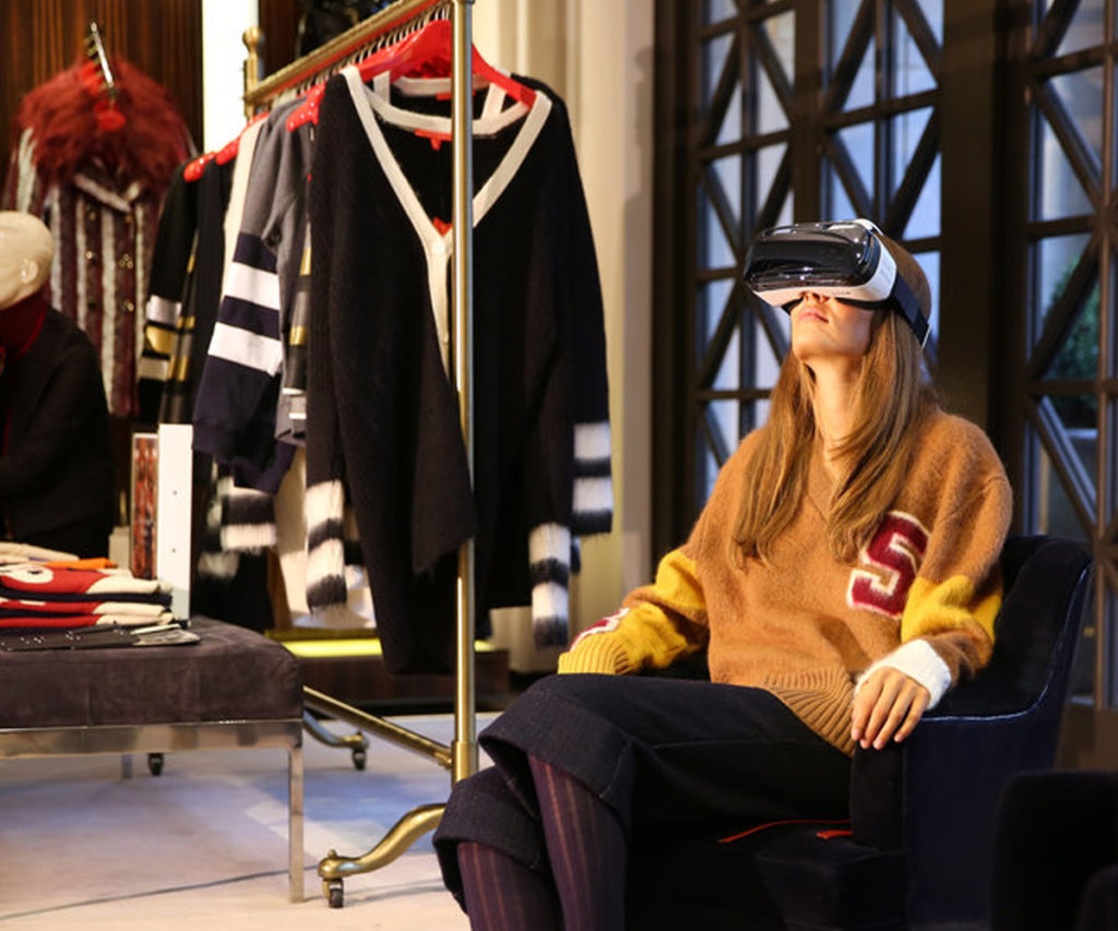 Experience shopping in vr